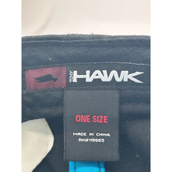 Tony Hawk Black Baseball Hat Adjustable Cap Snapback Skull Skater - Picture 6 of 6